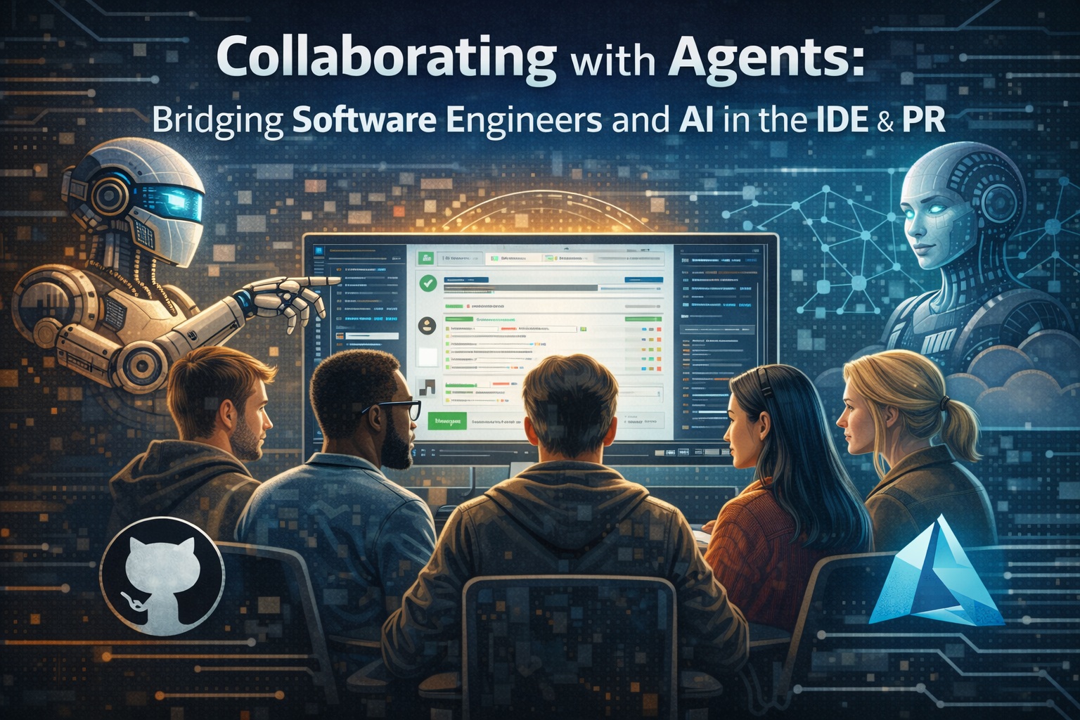 Humanos y Agentes: Patrones de Colaboración desde el IDE hasta el Pull Request